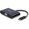 USB type-C接続VGA変換アダプタ USB PD対応 1x USB-Aポート StarTech.com