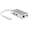マルチポートアダプター/USB-C/シングルモニター/4K HDMI/60W PD/ 2x USB-A ハブ/GbE/Thunderbolt 3 互換/ホワイト StarTech.com