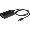 4ポートUSB 3.0ハブ 金属ケース USB-A - 3x USB-A/1x USB-C StarTech.com