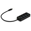 4ポートUSB 3.0ハブ USB-C - 4x USB-A 各ポートごとにオン/オフ・スイッチ付き StarTech.com