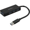 4ポートUSB 3.0ハブ/急速充電/USB-A x4/SuperSpeed 5Gbps/USBバスパワー & セルフパワー(ACアダプタ付属)/USB 3.1 Gen 1/小型USBハブ StarTech.com