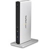 USB 3.0接続ドッキングステーション デュアルDVIモニタ対応 縦置きスタンド付属 StarTech.com