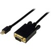 Mini DisplayPort - VGA 変換アダプタケーブル 3m Mini DP(オス) - D-Sub15ピン(オス) 1920x1200 StarTech.com