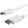 USB Type-C - DisplayPort変換ケーブル 1m 4K/60Hz ホワイト StarTech.com