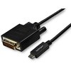 USB Type-C - DVI 変換ケーブル/3m/USB-C - DVI-D ビデオ変換/1080p/タイプC - DVIシングルリンク 映像コンバータ/Thunderbolt 3 互換/ノートPCをDVIディスプレイに接続 StarTech.com