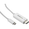 CDP2HD2MWNL USB-C - HDMI 変換ケーブル/4K60Hz/USB Type-C - HDMI 2.0 ディスプレイアダプタケーブル/Thunderbolt 3 互換/DP 1.2 Altモード/HBR2対応 StarTech.com 39434545