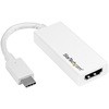 CDP2HD4K60W USB-C - HDMI変換アダプタ ホワイト 4K/60Hz対応 StarTech.com 39434597