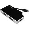CDPVGDVHDB USB Type-Cマルチポート変換アダプタ 3イン1 USB-C - VGA/ DVI/ HDMI 4K対応 StarTech.com 39434798
