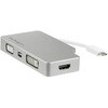 CDPVGDVHDMDP USB-C マルチ変換ビデオアダプター/HDMI 1.4 - Mini DisplayPort 1.2  VGA DVI/4K 1080p/シルバー StarTech.com 39434816