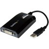 USB2DVIPRO2 USB 2.0 - DVIディスプレイ変換アダプタ MAC対応 USB 2.0 A(オス) - DVI-I(メス) 1920x1200 StarTech.com 39434913