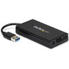 USB3.0 - DP変換アダプタ ブラック 4K StarTech.com