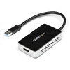 マルチポートアダプター/USB 3.0接続/シングルモニター/1080p HDMI/1x USB-A/16cm ケーブル一体型/Windows/ブラック & シルバー/USB 3.0 ドッキングステーション/多機能 ハブ StarTech.com