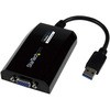 USB32VGAPRO USB 3.0 - VGA変換アダプター/Type-A接続/1920x1200(1080p)/Windows & Mac/ブラック/ディスプレイ コンバーター/後継機あり USB2VGAPRO2 StarTech.com 39435078