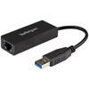 USB有線LANアダプター/USB-A接続/USB 3.0/10/100/1000Mbps/各種OS/ブラック/ギガビットイーサネット/ノートパソコン用 RJ45 ネットワーク 変換 コンバーター StarTech.com