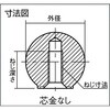 TPB258R プラスチック製握り玉 (金具なし赤) TRUSCO 39442487