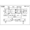 P90SUS パッチン錠 ロックタイプ・ステンレス製 TRUSCO 39453513