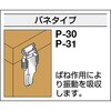 P31H パッチン錠 鍵穴付バネタイプ・スチール製 TRUSCO 39453522