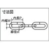 TIC-303 ユニクロカットチェーン(溶接タイプ) TRUSCO 39455175