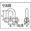 TSBM10 SBMシャックル(ステンレス製) TRUSCO 39456076