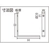 TUTK150 ユニクロ特厚金折 TRUSCO 39462403
