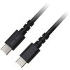 USB Type-C(オス) -USB Type-C(オス)充電/データ転送ケーブル グリーンハウス