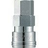 CAL24SF クイックカップリングAL型(おねじ取付用ソケット) NAC(長堀工業) 39487174