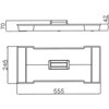 TSUS3024L ステンレス工具箱 TRUSCO 39533733