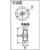 HTW-100 ハイテンキャスター (車輪のみ) TRUSCO 39557664