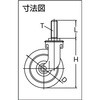 TYSFHT-100SEL 省音キャスター(エラストマー車輪) ねじ込み式 自在車 TRUSCO 39557691