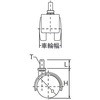 PT-40T-M8 Pシリーズ双輪・ねじ込み式 ユーエイキャスター 39560963
