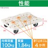 MPK-500-W ルートバン (メッシュタイプ)  自在・固定タイプ TRUSCO 39590704