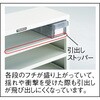 TM43BWN 横型バンラックケースM型 引出しユニット ストッパー付3段タイプ TRUSCO 39597117