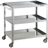 CRB873HSU クリーンラビットワゴン SUS304・ハンドル付 ステンレス金具 TRUSCO 39599472
