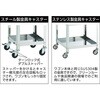 CRB953HSU クリーンラビットワゴン SUS304・ハンドル付 ステンレス金具 TRUSCO 39599481