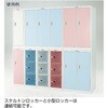 TSL4KBK スケルトンロッカー 1列X4段 鍵付 黒 TRUSCO 41186467