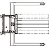 BEA-H400-15W ”コゾウリフター”(足踏み油圧式・パレット用) TRUSCO 39853818