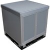 SCP3T1-1140 段積み可能アルミ枠ボックス スタックカーゴ (1面観音扉+3面パネルタイプ) TRUSCO 39914806