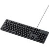 キーボード 有線 USB接続 メンブレン式 テンキー付き フルサイズ エレコム