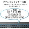 TK-FDM109MBK ワイヤレスキーボード 無線 メンブレン コンパクトサイズ ブラック エレコム 40231793