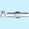 フレキシブルチューブ100mm パイプ付き(エキスパンド・スリット付き) YSK(山脇産業)