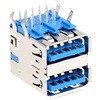 USBコネクタ (タイプA)， USB3.0， メス Molex， ポート数:2 日本モレックス(molex)