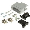 RS Pro D-subコネクタ用バックシェル 9 極 PPO， グレー RS PRO