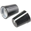 RS Pro ボリューム調整つまみ (ノブ) / ノブ用アクセサリ シャフト：6.4mm， 直径：13mm RS PRO