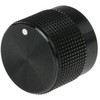RS Pro ボリューム調整つまみ (ノブ) / ノブ用アクセサリ シャフト：6mm， 直径：20mm RS PRO