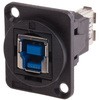 RS Pro XLR形式 USB 3.0 B ソケット ストレート ニッケルめっき RS PRO