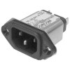TE Connectivity IECフィルタ オス， IEC規格， C14 フランジマウント 15A 250 V ac TE Connectivity Japan(旧:TYCOELECTRONICS(タイコエレクトロニクス))