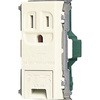 埋込アースターミナル付接地コンセント(フラット型)(ワンタッチプレート・ワンタッチ取付枠用) Panasonic(パナソニック)