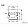 V-3620UD-40-1000 ピックラック用ホイルコンベヤ TRUSCO 37457524