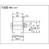 V2025S-30-1000 小径削り出しホイールコンベヤ TRUSCO 37457707