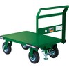 OHN2ARS 鋼鉄製運搬車空気入タイヤ仕様ストッパー付(鋳物車) TRUSCO 41114001